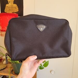 Jump paris cosmetics black multi compartments travel bag NWT